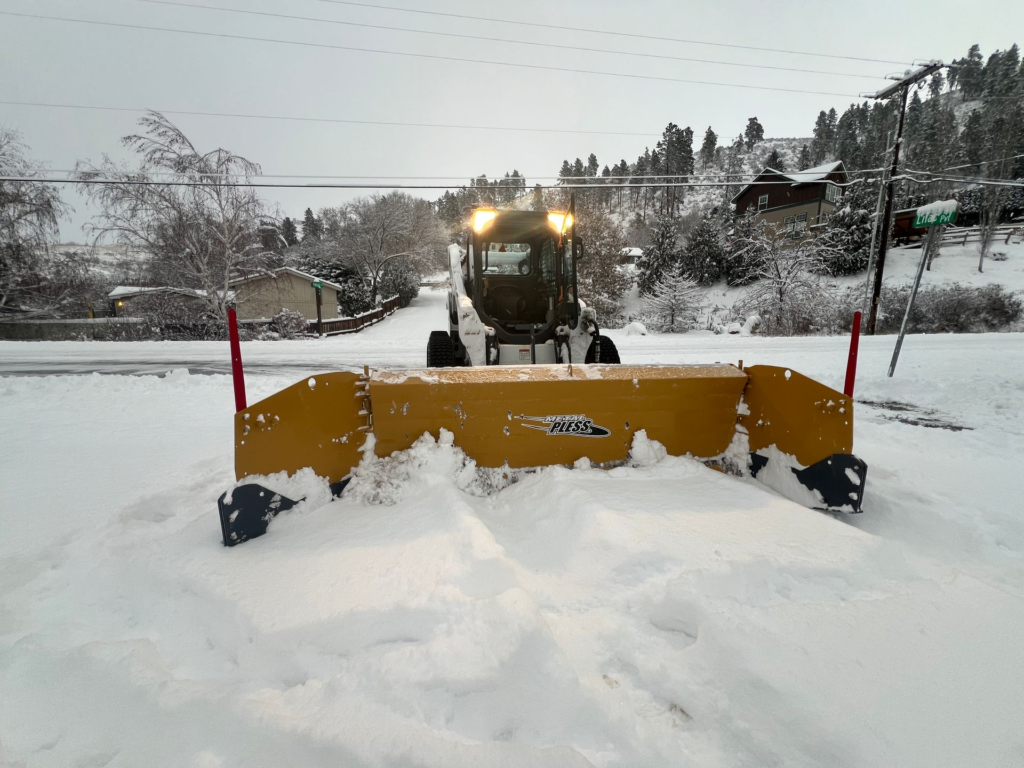 Whiteout commercial snow removal equipment