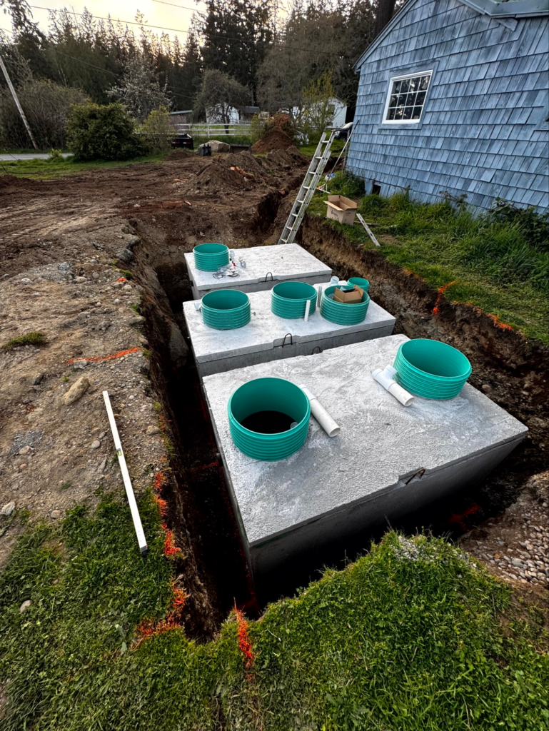 Whiteout residential septic and excavation site work